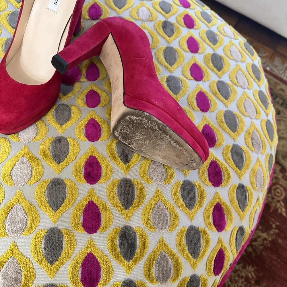 LK Bennett Red High Heeled Pumps